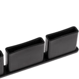 Max PVC End Cap Bottom Sub for Kayak Canoe Rubber Dinghy Stuffing Model 1(Black)