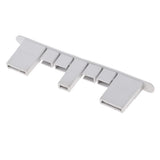 Max PVC End Cap Bottom Sub for Kayak Canoe Rubber Dinghy Stuffing Model 2(Gray)