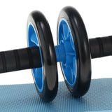Maxbell Abdominal Wheel Roller Workout Muscle Exercise Gym Fitness Equipment Blue