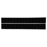 Maxbell 2 Pieces EVA Skimboard Traction Pad Bar Grip SUP Surfboard Shortboard Black