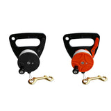 Max Dive Reel 150ft Line Clip Kayak Anchor for SMB Wreck Scuba Diving Orange