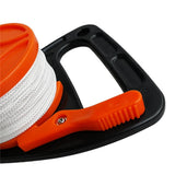 Max Dive Reel 150ft Line Clip Kayak Anchor for SMB Wreck Scuba Diving Orange