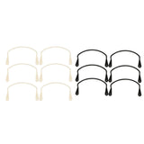 Max Billiards Tables Nets Hook Pool Snooker Meshes Pockets Kit Accessories Black