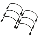 Max Billiards Tables Nets Hook Pool Snooker Meshes Pockets Kit Accessories Black