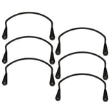 Max Billiards Tables Nets Hook Pool Snooker Meshes Pockets Kit Accessories Black