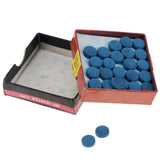 Max 50Piece Billiard Pool Cue Tips Cue Pool Stick Replacement Tips with Box 9mm