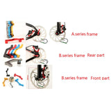 Max Bike Disc Brake Mount Adaptor for 203mm Front Caliper PM-PM-F/R203 Titanium