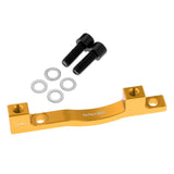 Max Bike Disc Brake Mount Adaptor for 203mm Front Caliper PM-PM-F/R203 Gold