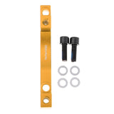 Max Bike Disc Brake Mount Adaptor for 203mm Front Caliper PM-PM-F/R203 Gold