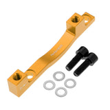 Max Bike Disc Brake Mount Adaptor for 203mm Front Caliper PM-PM-F/R203 Gold