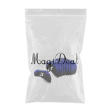 Maxbell 10pcs Neoprene Golf Club Head Covers Wedge Iron Protective Black+Royal Blue