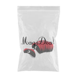 Maxbell 10pcs Neoprene Golf Club Head Covers Wedge Iron Protective Black+Red