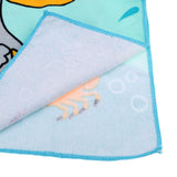 Maxbell Kids Surf Beach Hooded Poncho Changing Robe Pool Bath Towel Blue Mermaid
