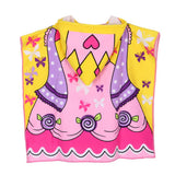 Maxbell Kids Surf Beach Hooded Poncho Changing Robe Pool Bath Towel Butterfly