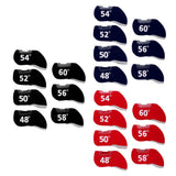 Maxbell 7 Pieces Golf Club Iron Putter Headcover Head Cover Protector Set Black