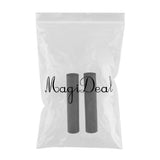Maxbell 1Pair Non Slip Silicone Sponge Bike Handlebar Grips without Plug Black