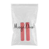 Maxbell 1Pair Non Slip Silicone Sponge Bike Handlebar Grips without Plug Red