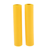 Maxbell 1Pair Non Slip Silicone Sponge Bike Handlebar Grips without Plug Yellow