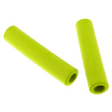 Maxbell 1Pair Non Slip Silicone Sponge Bike Handlebar Grips without Plug Lemon Green