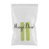 Maxbell 1Pair Non Slip Silicone Sponge Bike Handlebar Grips without Plug Lemon Green