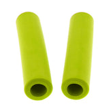 Maxbell 1Pair Non Slip Silicone Sponge Bike Handlebar Grips without Plug Lemon Green