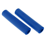 Maxbell 1Pair Non Slip Silicone Sponge Bike Handlebar Grips without Plug Royal Blue