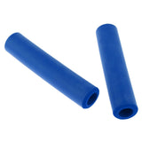 Maxbell 1Pair Non Slip Silicone Sponge Bike Handlebar Grips without Plug Royal Blue