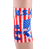 Maxbell Sports Wristband Sweatband Wallet Zipper Pocket Armband M American Flag