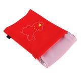 Maxbell Sports Wristband Sweatband Wallet Zipper Pocket Armband M Chinese Flag