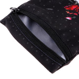 Maxbell Sports Wristband Sweatband Wallet Zipper Pocket Armband M Skull Butterfly