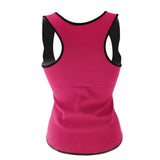 Maxbell Women Zipper Corset Waist Trainer Cincher Body Shaper Shapewear Hot Pink L