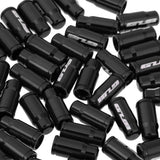 Maxbell 50 Pieces Bicycle Presta Schrader Valve Cap Tyre Dust Cover Presta  Black