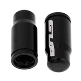 Maxbell 50 Pieces Bicycle Presta Schrader Valve Cap Tyre Dust Cover Presta  Black