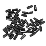 Maxbell 50 Pieces Bicycle Presta Schrader Valve Cap Tyre Dust Cover Presta  Black