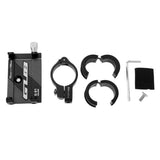 Maxbell Universal Bike Bicycle Cycling Mobile Phone Mount Handlebar Holder Black