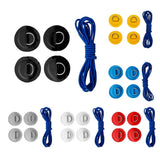 Maxbell 4 Pieces Inflatable Boat Kayak SUP D-ring Patch & Shock Bungee Cord Yellow