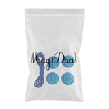 Maxbell 4 Pieces Inflatable Boat Kayak SUP D-ring Patch & Shock Bungee Cord Blue