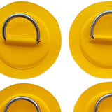 Maxbell 4x Premium Stainless Steel D-Ring Patch Pad For Inflatable Boat Fishing Raft