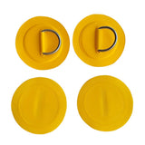 Maxbell 4x Premium Stainless Steel D-Ring Patch Pad For Inflatable Boat Fishing Raft