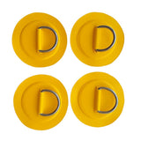 Maxbell 4x Premium Stainless Steel D-Ring Patch Pad For Inflatable Boat Fishing Raft
