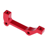 Maxbell Bicycle Bike Disc Brake Mount Adaptor for Caliper PM to IS Front Red
