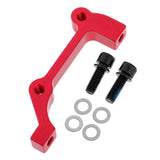Maxbell Bicycle Bike Disc Brake Mount Adaptor for Caliper PM to IS Front Red