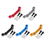Maxbell Bicycle Bike Disc Brake Mount Adaptor for Caliper PM to IS Front Red