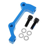 Maxbell Bicycle Bike Disc Brake Mount Adaptor for Caliper PM to IS Front Blue