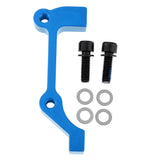 Maxbell Bicycle Bike Disc Brake Mount Adaptor for Caliper PM to IS Front Blue