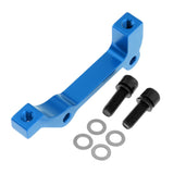 Maxbell Bicycle Bike Disc Brake Mount Adaptor for Caliper PM to IS Front Blue