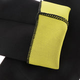 Maxbell 1 Pair Women Sudatory Shaper Gym Yoga Slimming Arm Trimmers  Black Yellow-M