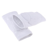 Maxbell Sports Knee Support Brace Protector Elbow Compression Sleeve Elbow  White