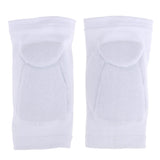 Maxbell Sports Knee Support Brace Protector Elbow Compression Sleeve Elbow  White