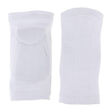 Maxbell Sports Knee Support Brace Protector Elbow Compression Sleeve Elbow  White